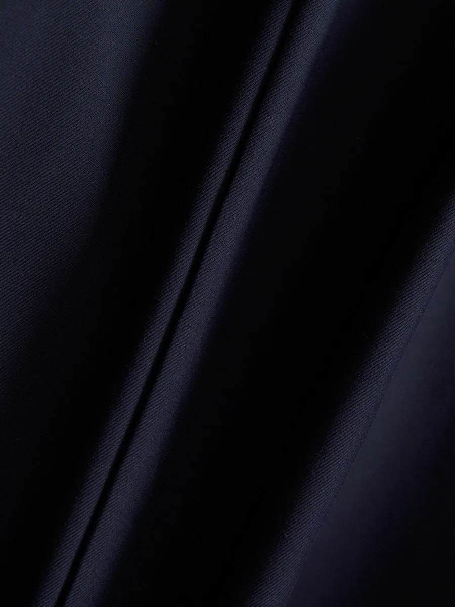 Navy Blue Loose Casual Blazer