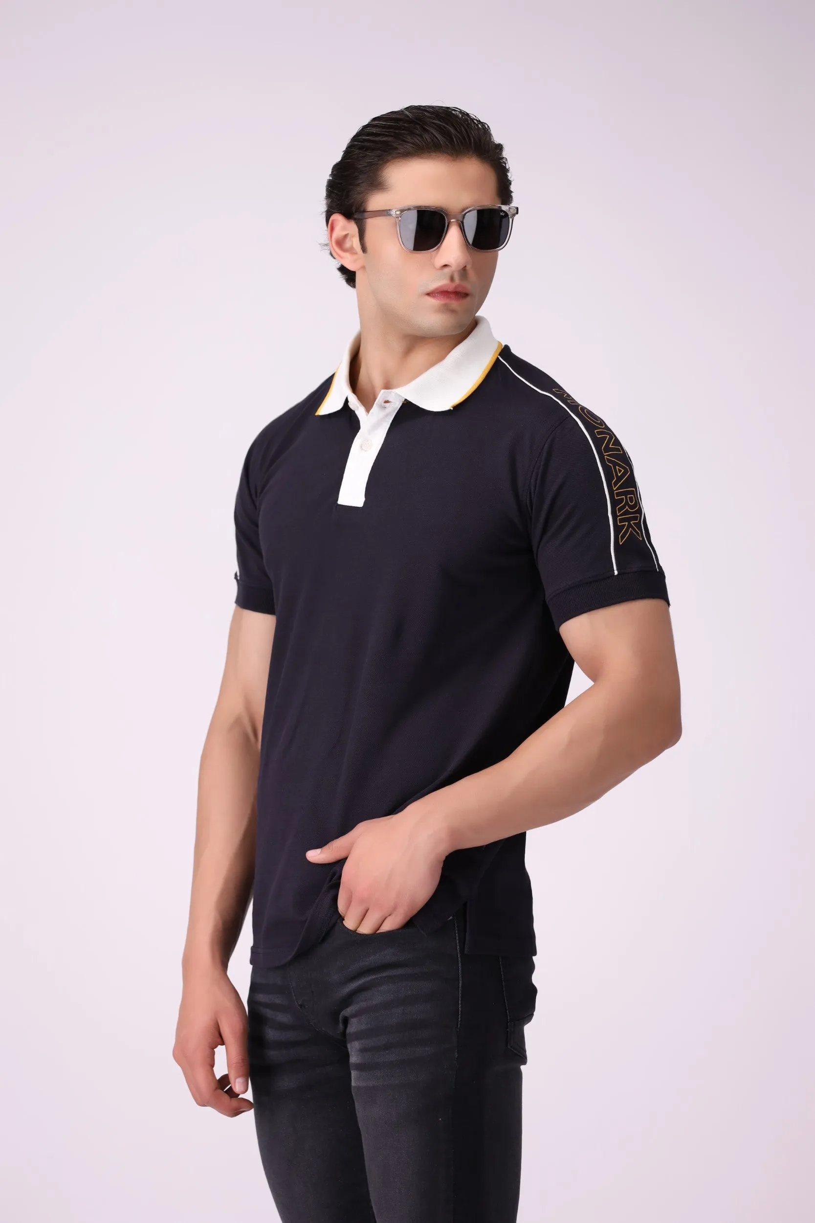 Navy Fashion Polo Shirt