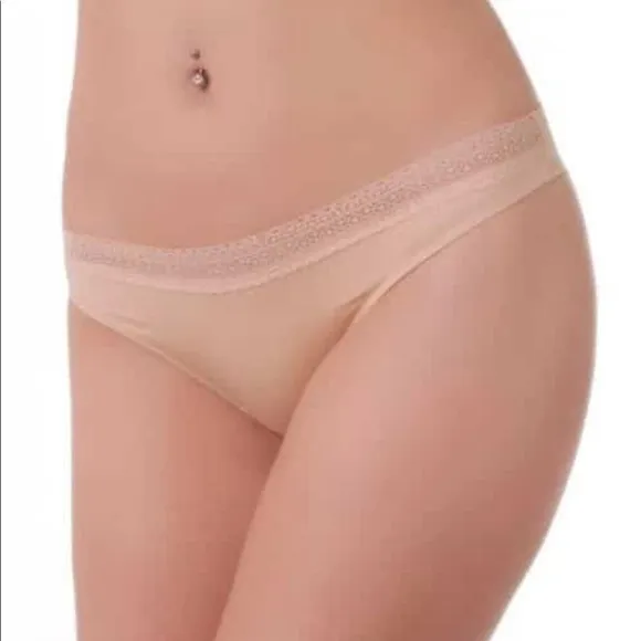 New ACOUSMA Paris Women Satin Sexy Back Thongs Panty Underwear Seamless 🇫🇷
