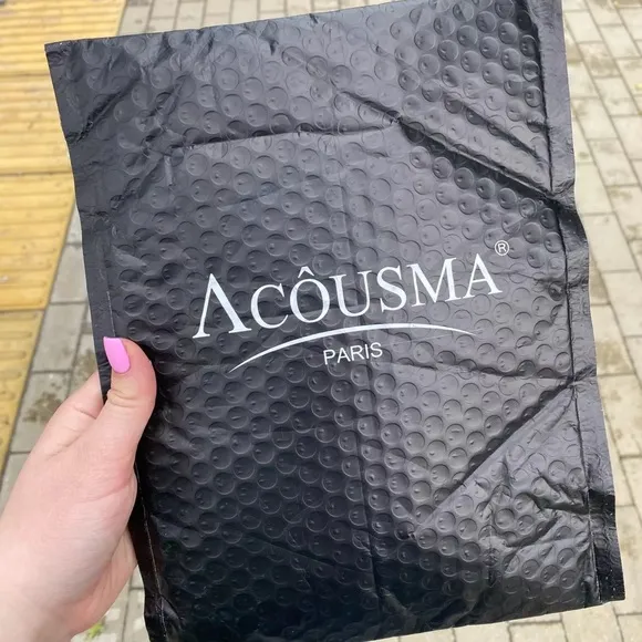 New ACOUSMA Paris Women Satin Sexy Back Thongs Panty Underwear Seamless 🇫🇷