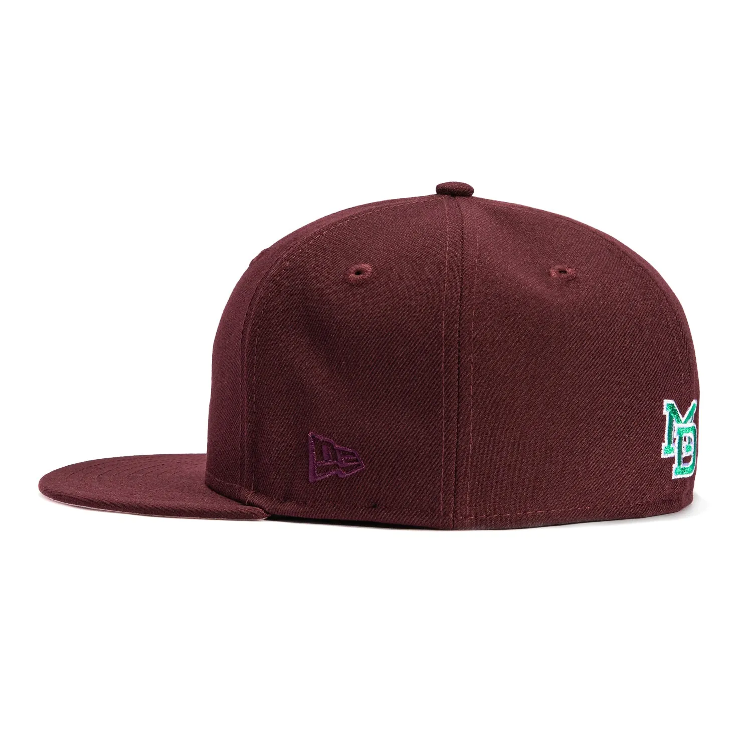 New Era 59Fifty Anaheim Ducks 10th Anniversary Inaugural Patch Hat - Maroon