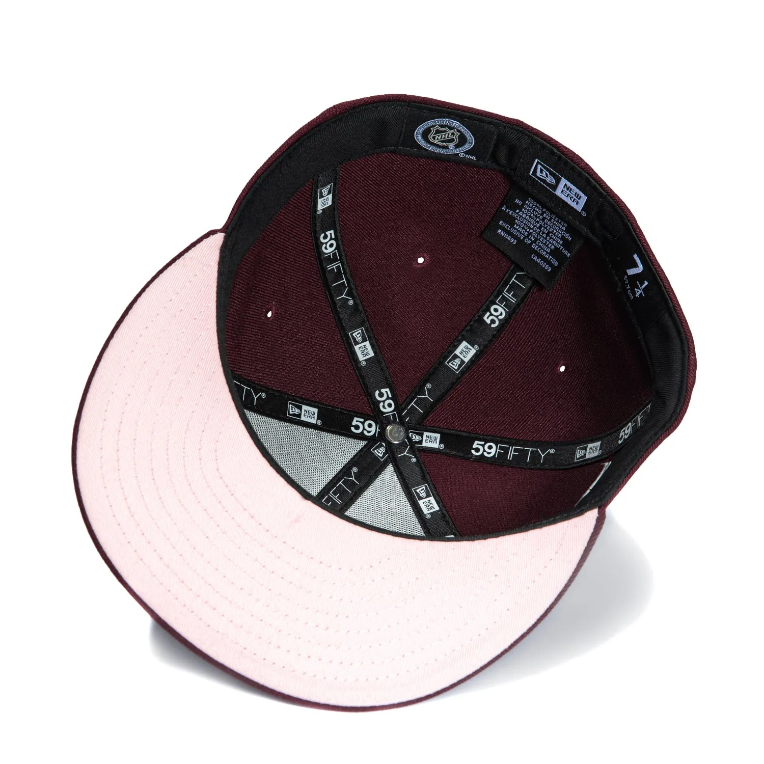 New Era 59Fifty Anaheim Ducks 10th Anniversary Inaugural Patch Hat - Maroon