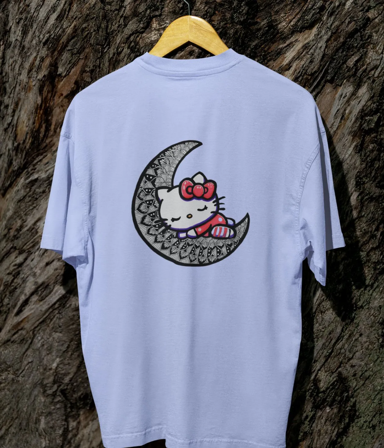 Night Purr - Terry Oversized T-Shirt