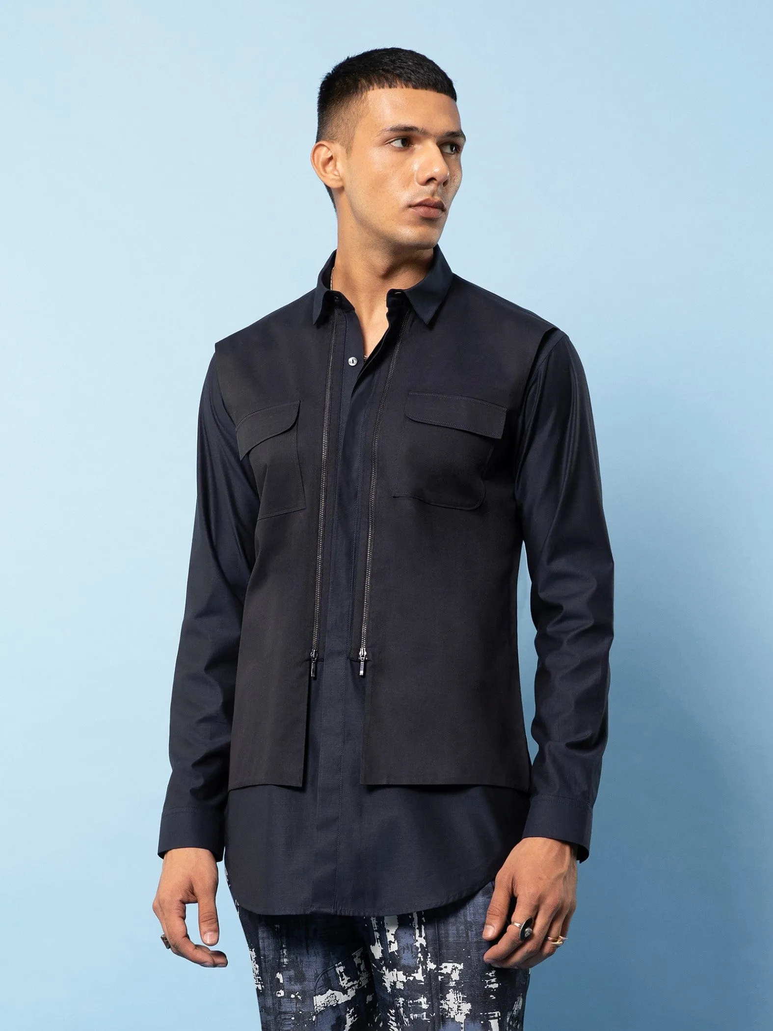 Obsidian Double Layered Shirt