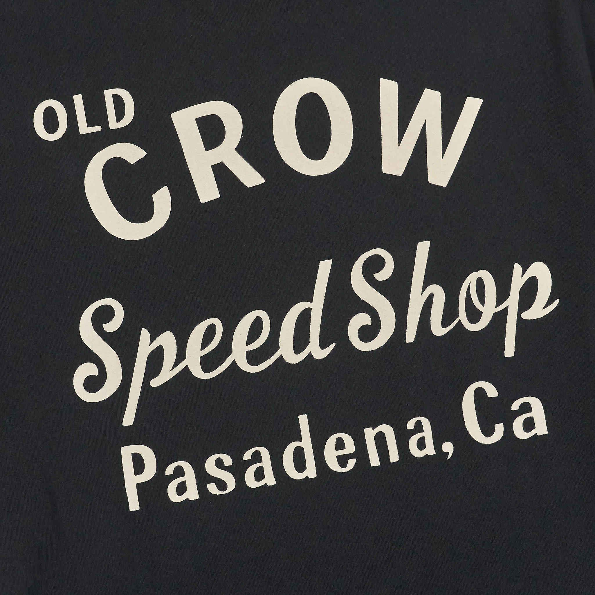 Old Crow Speed Shop by Glad Hand & Co. Go Fast Crew Neck Short Sleeve T-Shirt