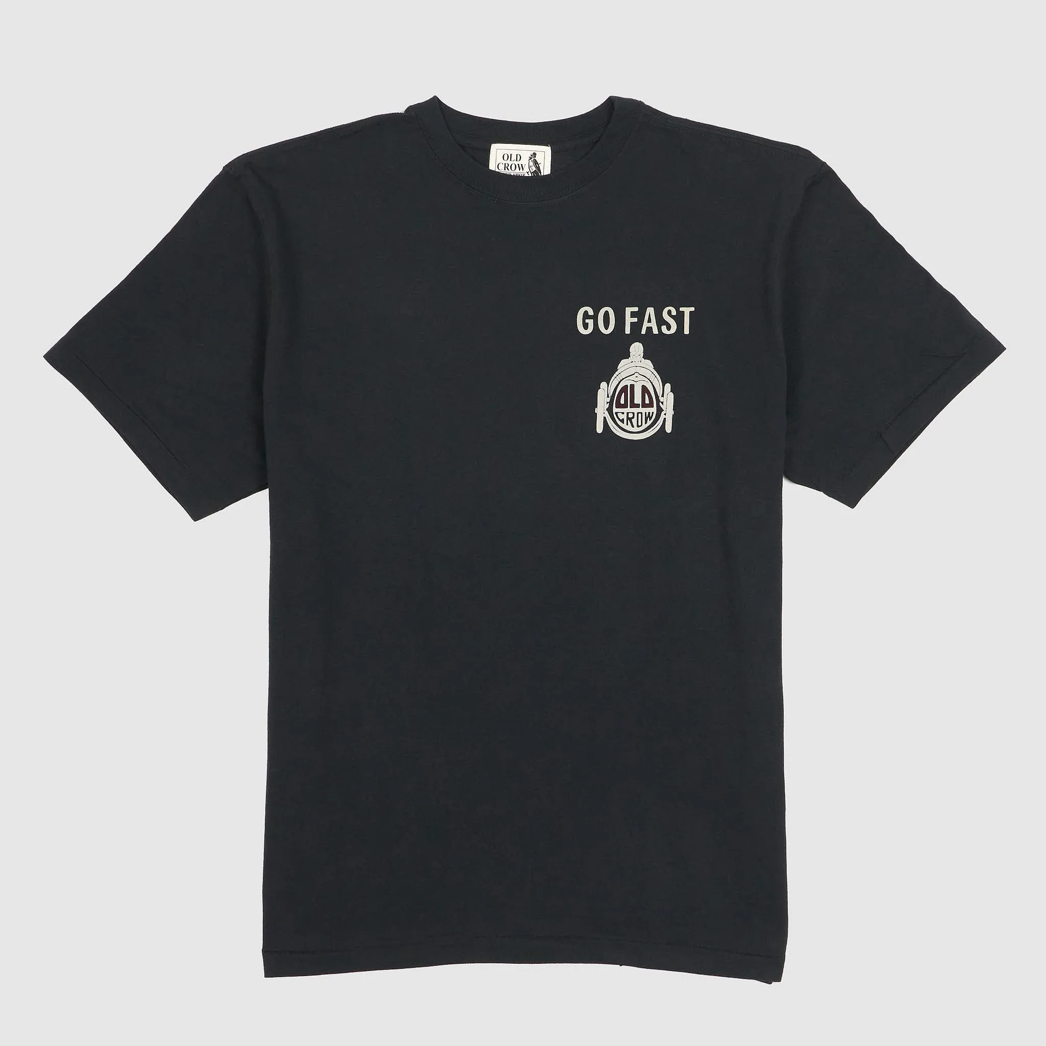Old Crow Speed Shop by Glad Hand & Co. Go Fast Crew Neck Short Sleeve T-Shirt