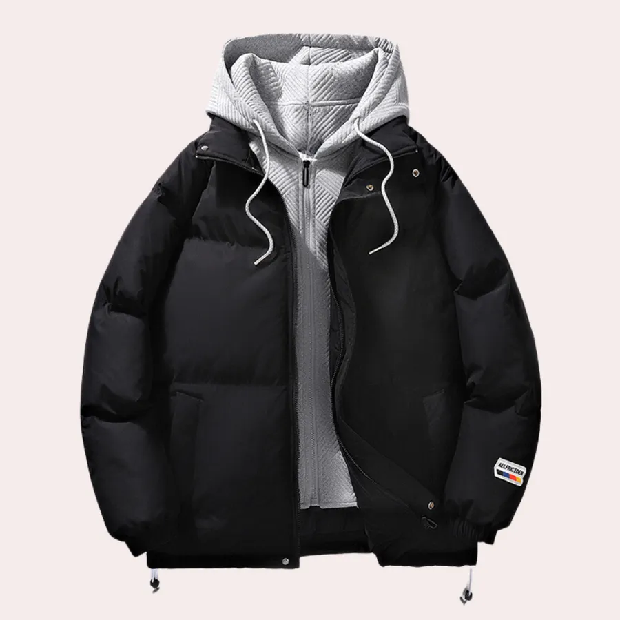 Olman - fashionable men's hooded jacket