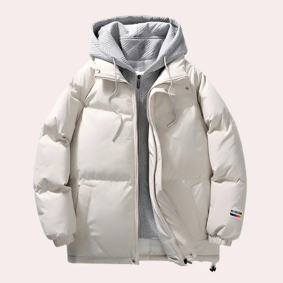 Olman - fashionable men's hooded jacket