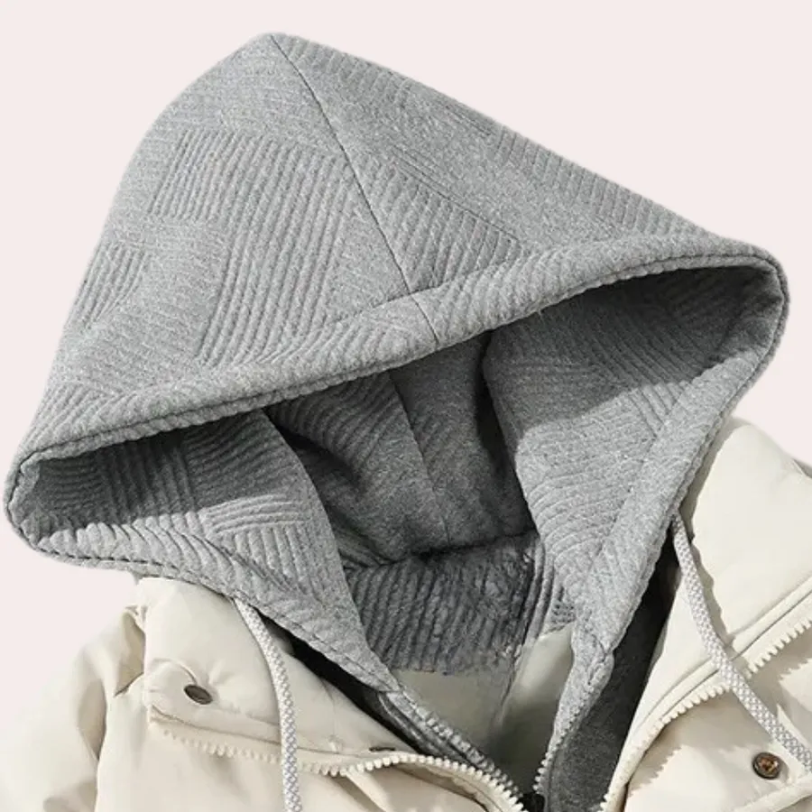 Olman - fashionable men's hooded jacket