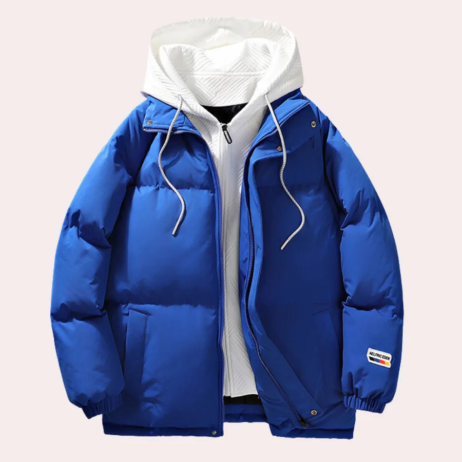 Olman - fashionable men's hooded jacket