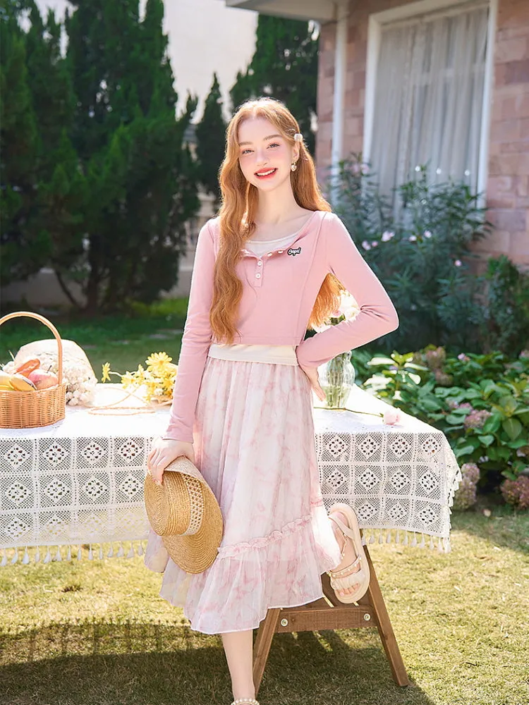 Oops Cozy Layered Crop Top