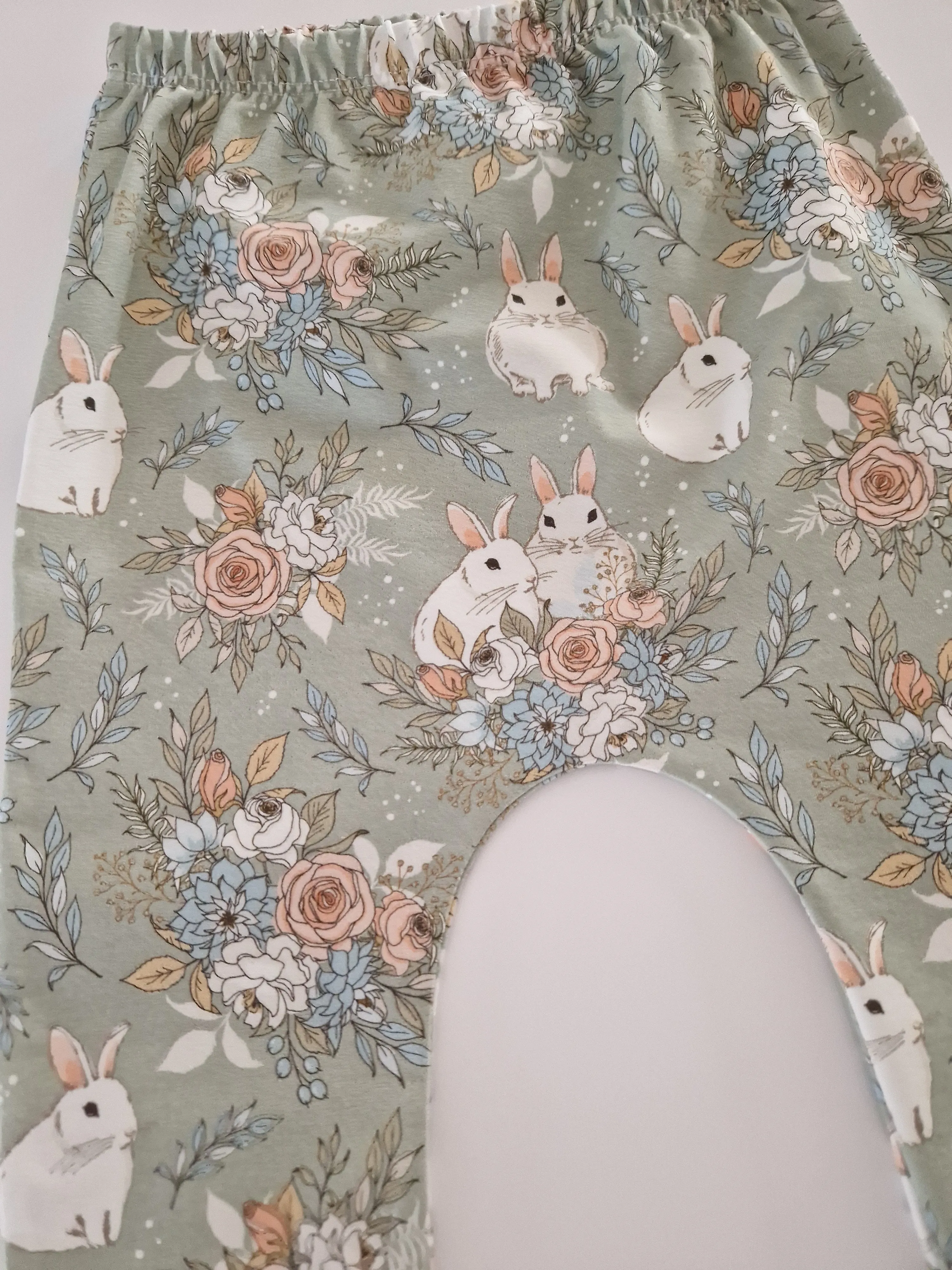 Organic Mint Rabbit Leggings