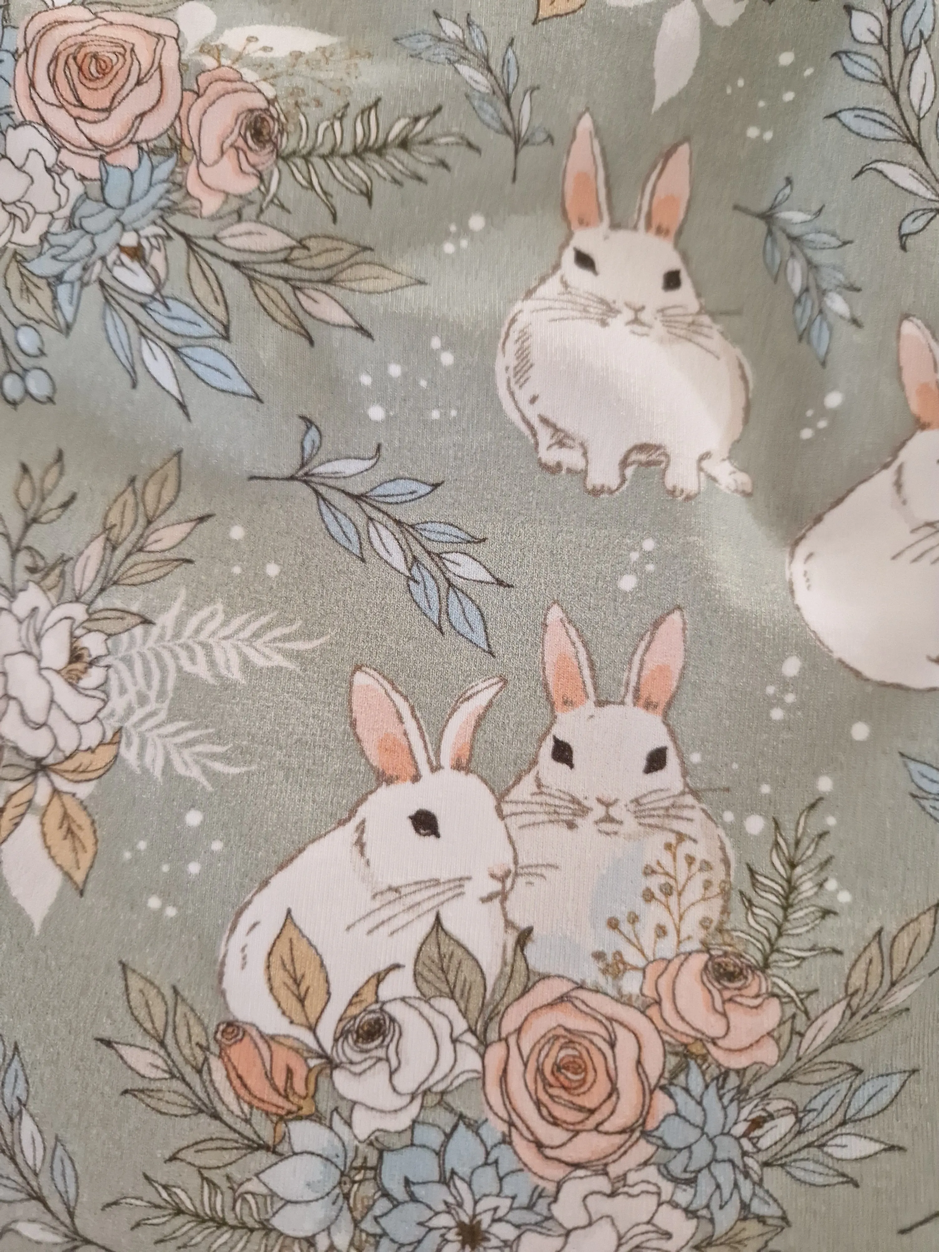 Organic Mint Rabbit Leggings