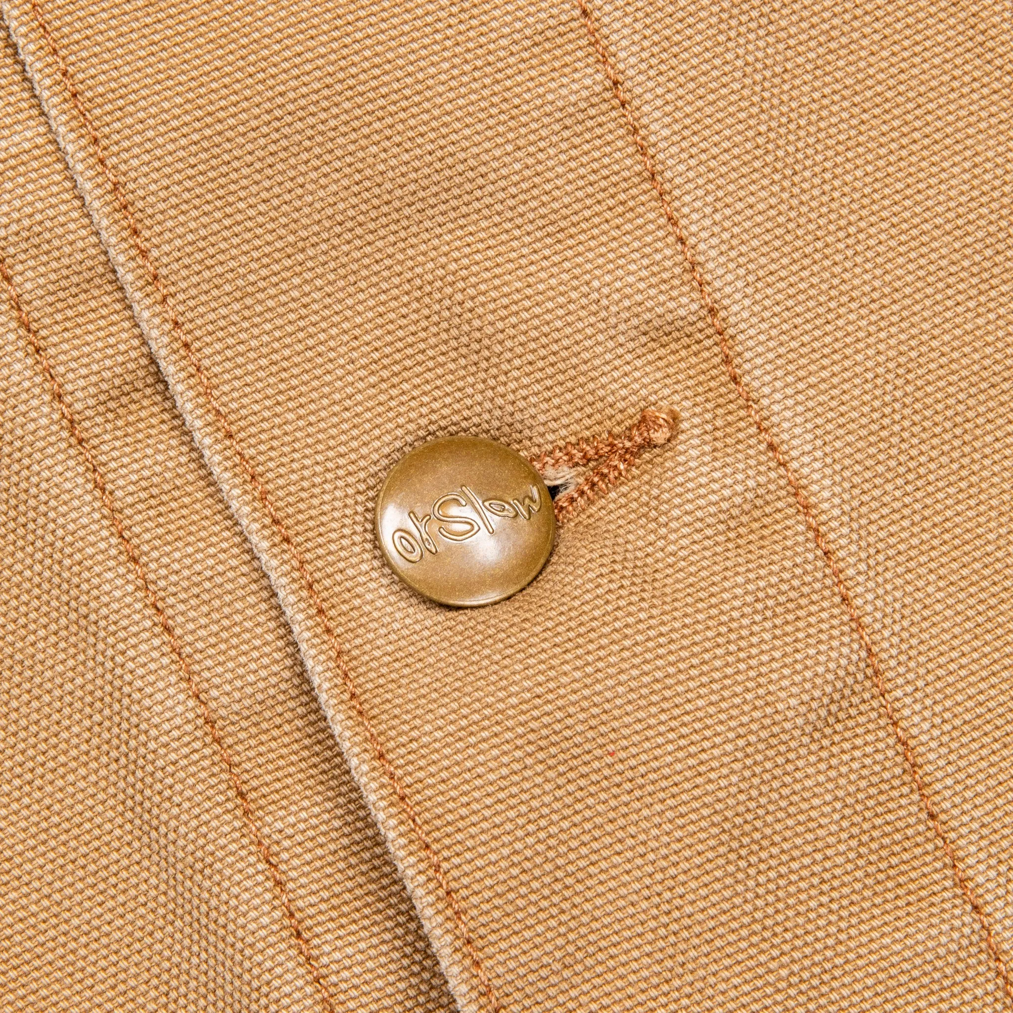 OrSlow Relaxed Fit Coverall Canvas Brown