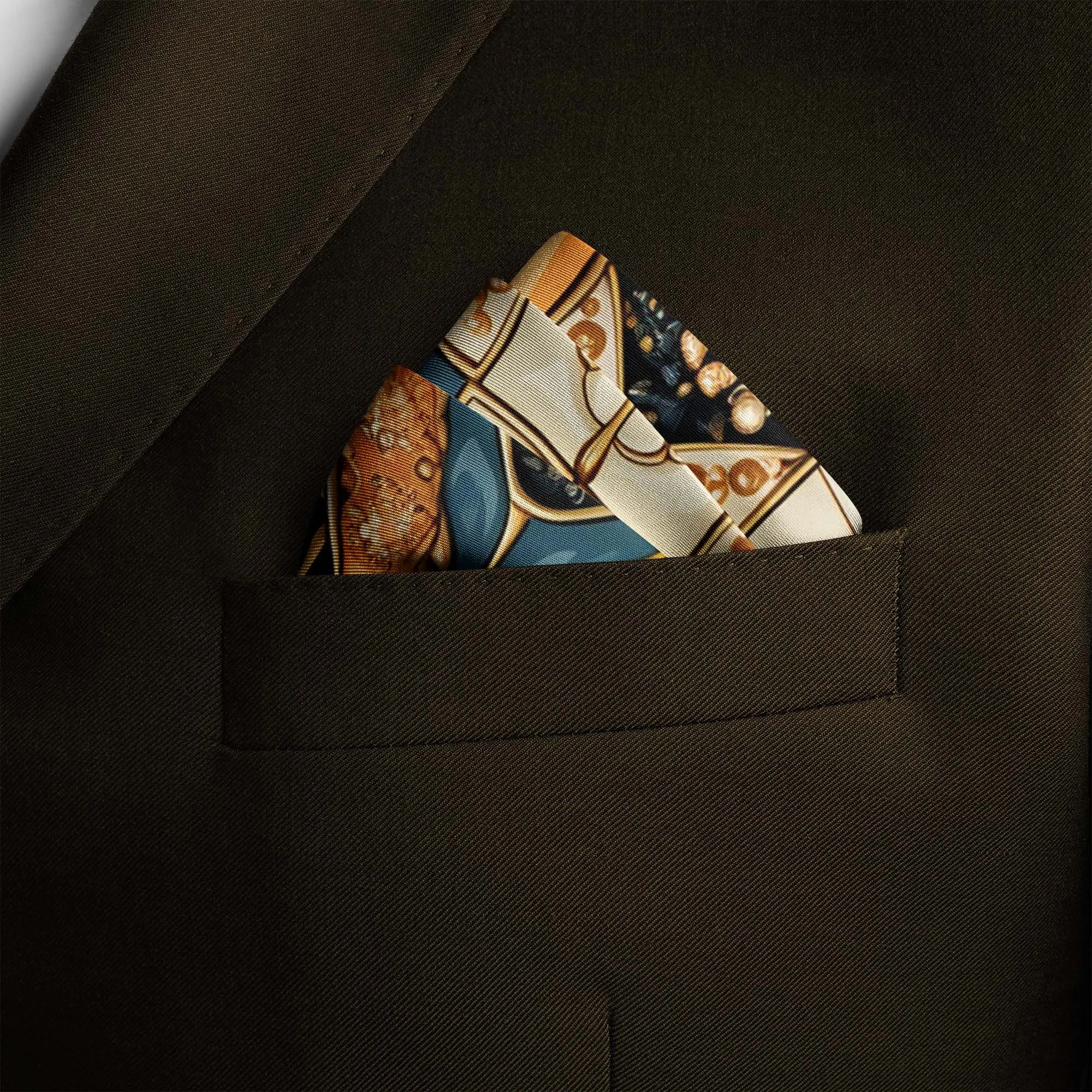 PALESTINIAN VECTOR SILK POCKET SQUARE