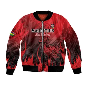 Personalised Mauritius Football Bomber Jacket Go Les Dodos Go LT15