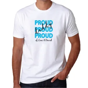 Personalised Proud Daddy T-shirt