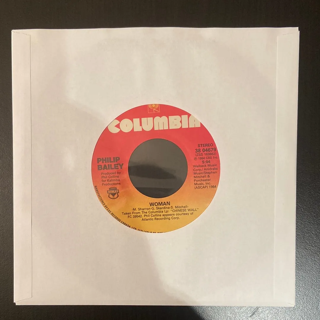 Philip Bailey: Easy Lover (Duet With Phil Collins) / Woman (7")