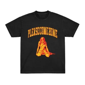 PLEASE COME HOME Lust Forever Tee (Black/Orange)