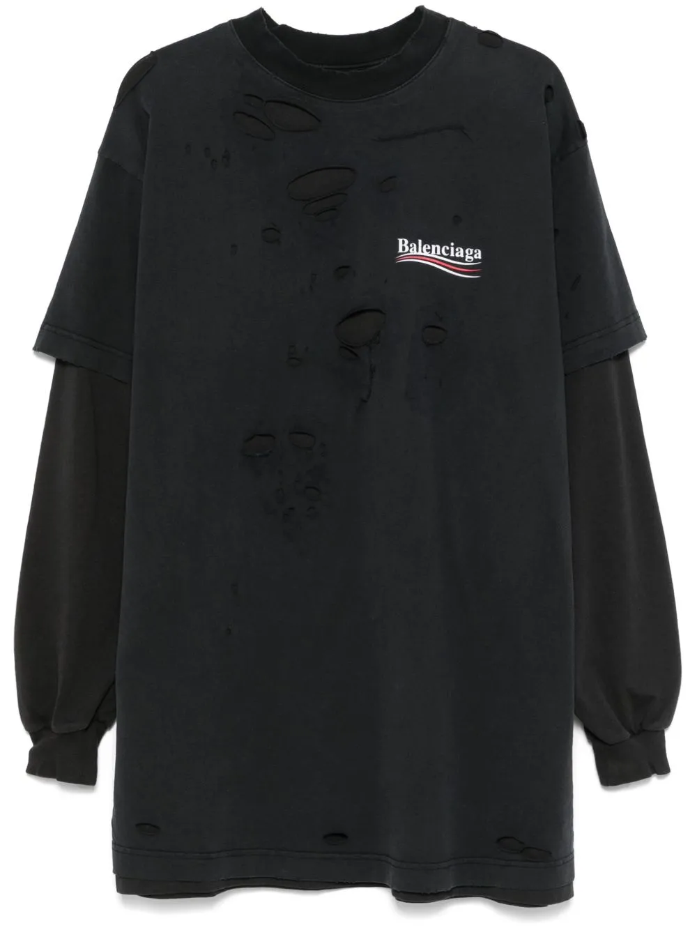 Political campaign layered t-shirt