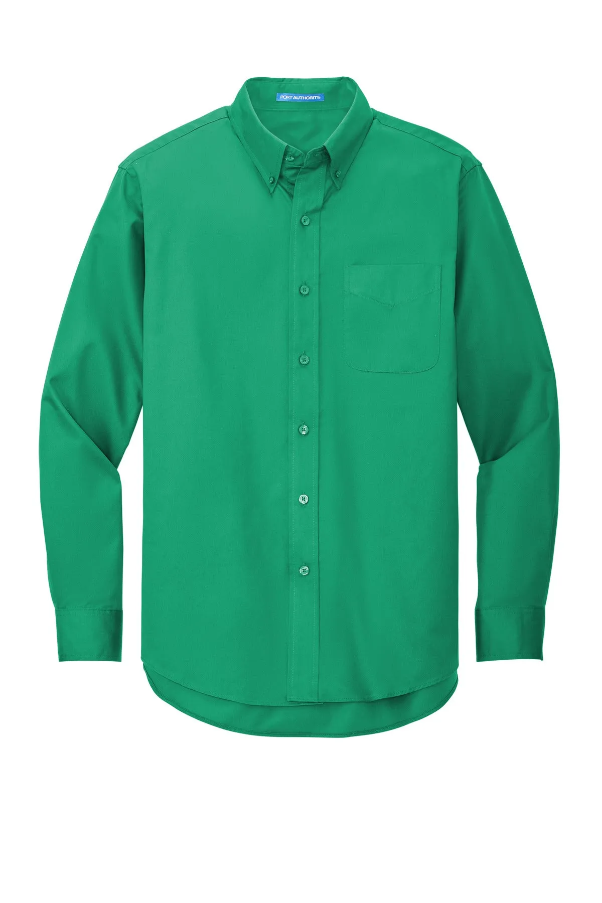 Port Authority Long Sleeve Easy Care Shirt S608 Court Green