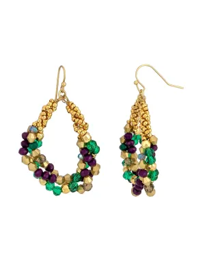 Prismatic Glamour Hoops