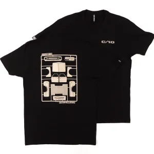 PURPOSE BUILT "67-72 C10 MODEL" T-SHIRT BLACK