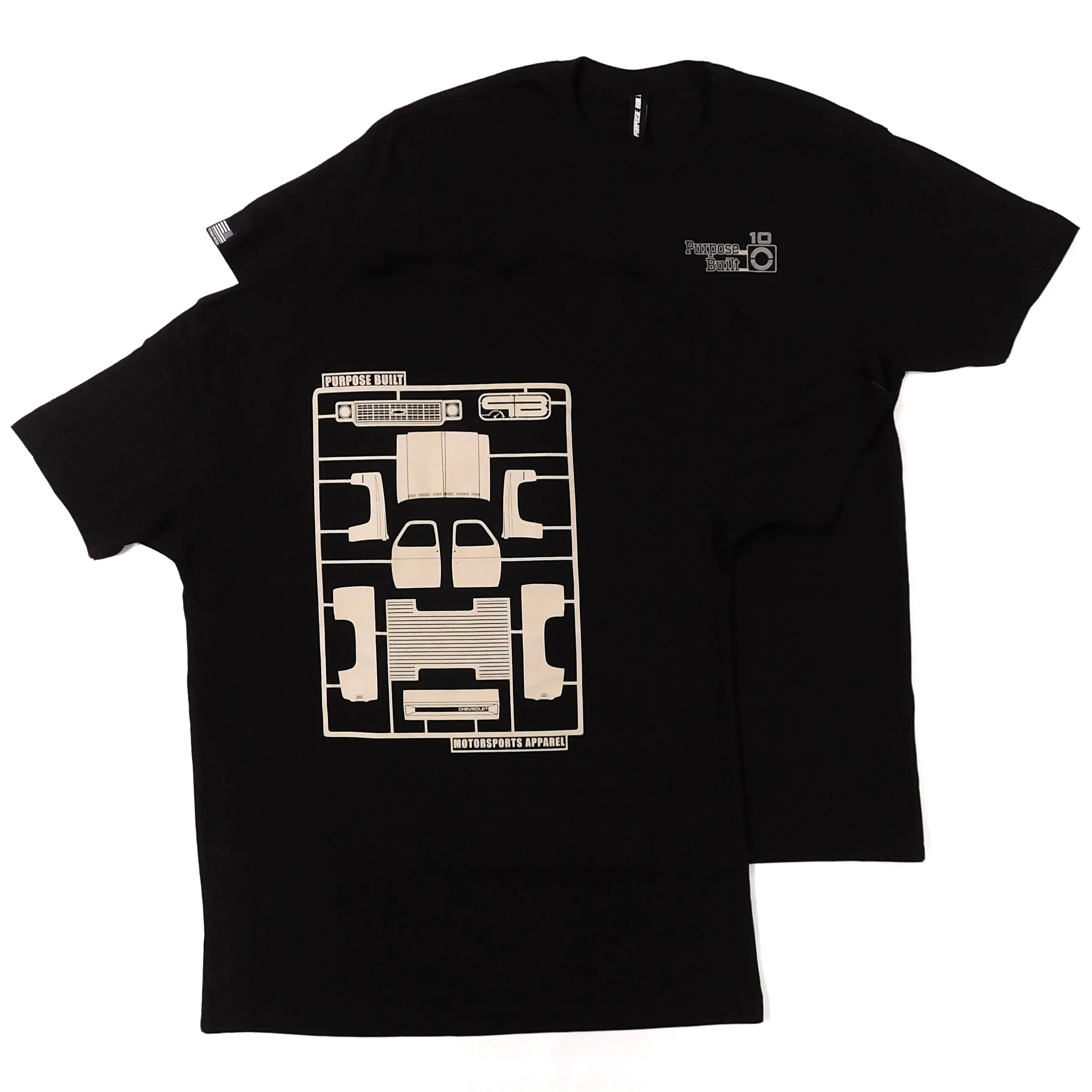 PURPOSE BUILT "SQUAREBODY MODEL" T-SHIRT BLACK