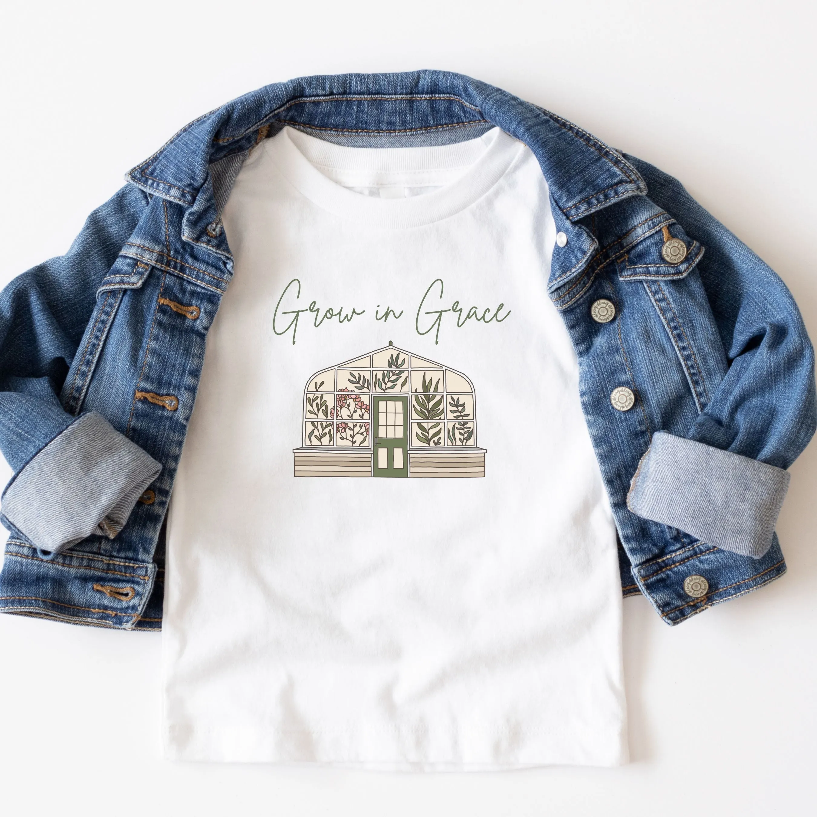 "Grow in Grace" Girls Cotton T-Shirt