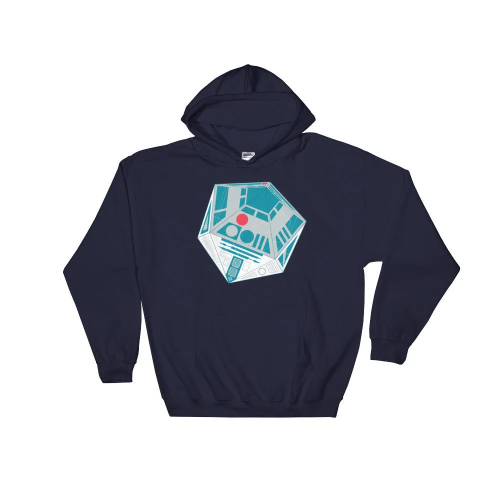 R2-D20 Sci-fi Gaming Die Hoodie