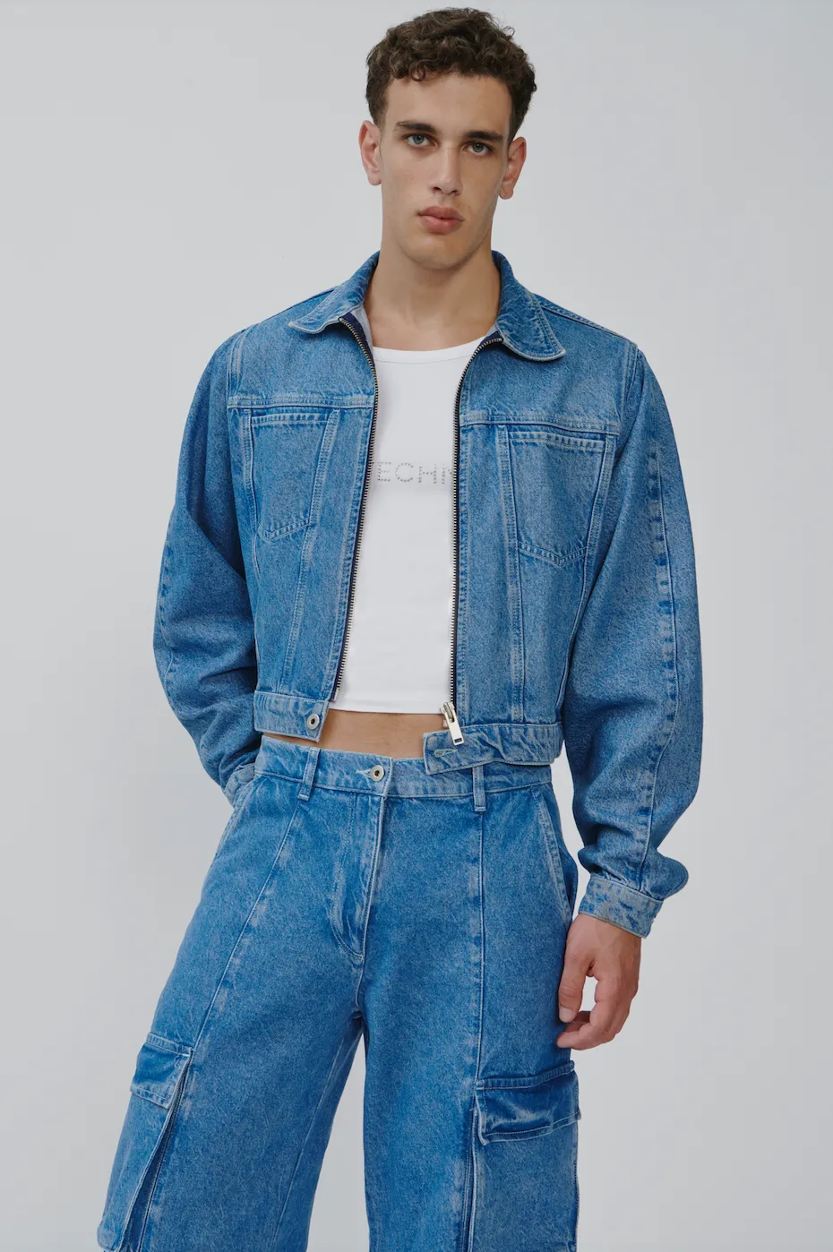 Rae Denim Jacket Mid Blue