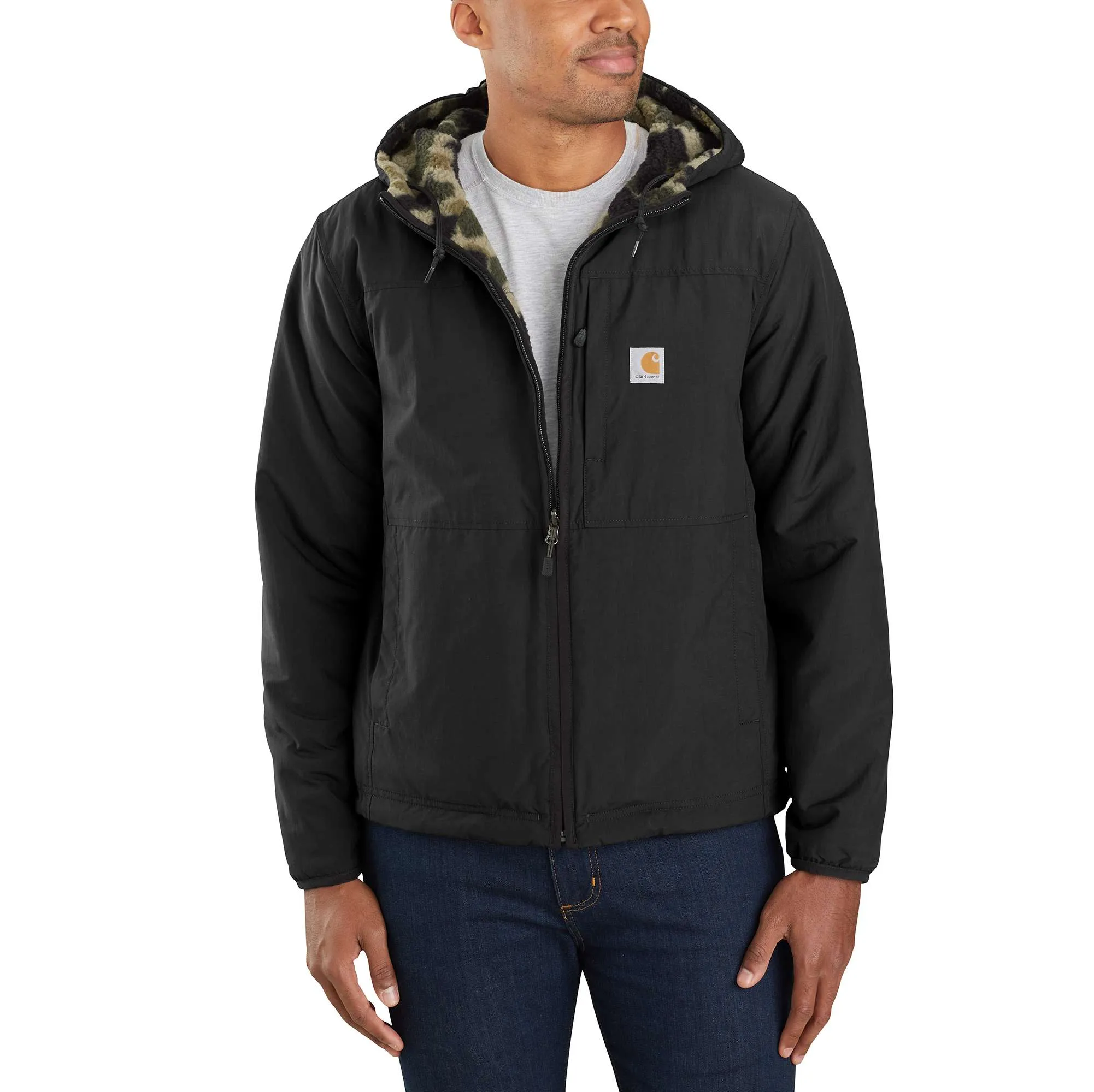 Rain Defender® Relaxed Fit Fleece Reversible Jacket