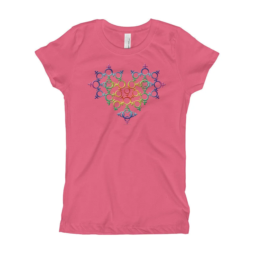 Rainbow Venus Heart Princess T-Shirt
