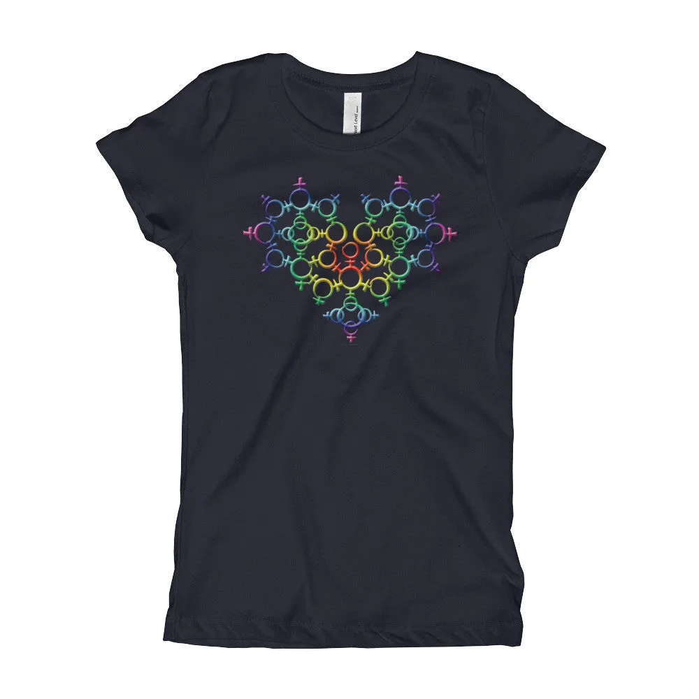 Rainbow Venus Heart Princess T-Shirt