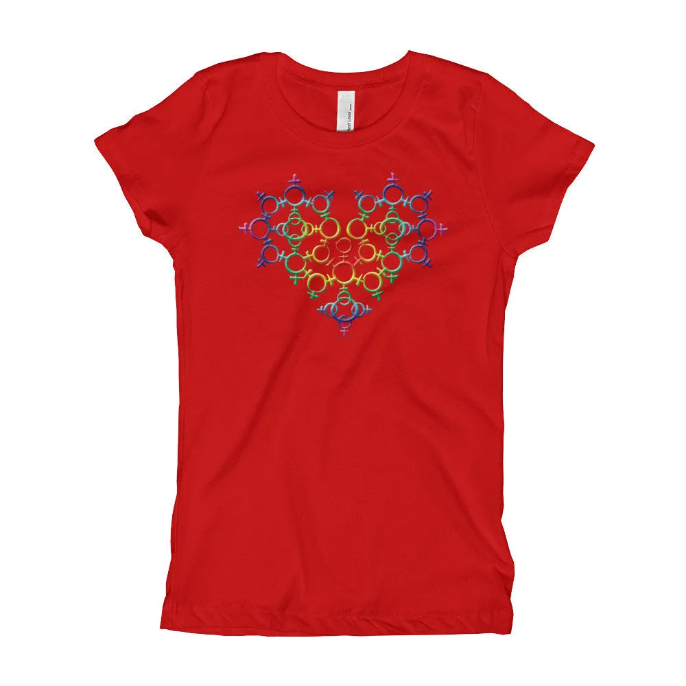 Rainbow Venus Heart Princess T-Shirt