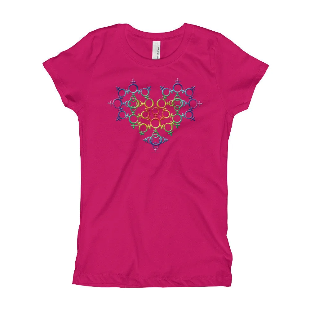 Rainbow Venus Heart Princess T-Shirt