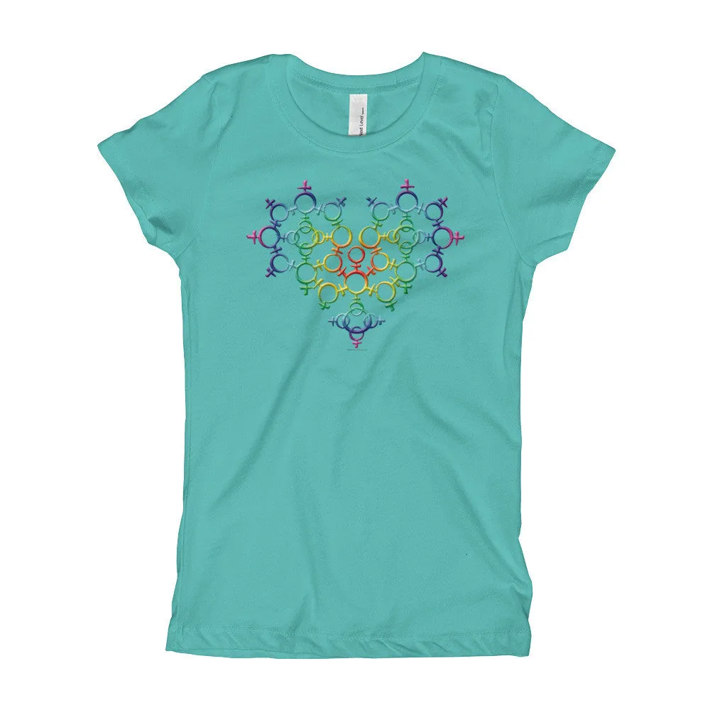 Rainbow Venus Heart Princess T-Shirt