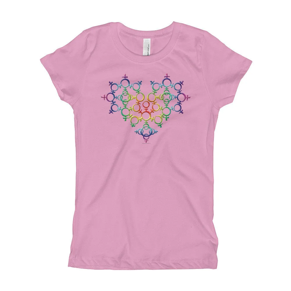 Rainbow Venus Heart Princess T-Shirt