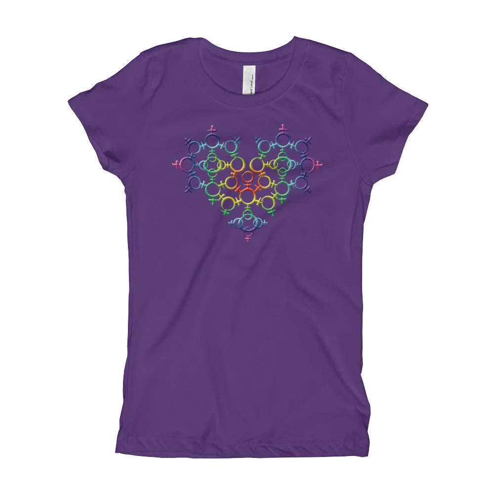 Rainbow Venus Heart Princess T-Shirt