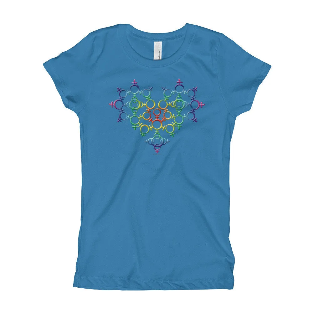 Rainbow Venus Heart Princess T-Shirt