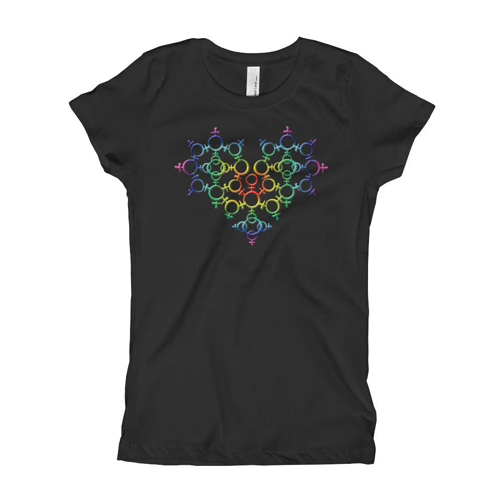 Rainbow Venus Heart Princess T-Shirt