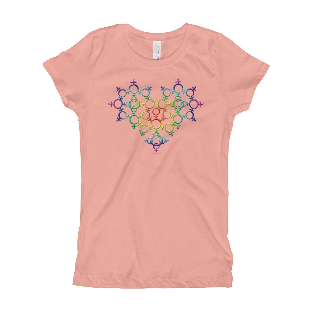 Rainbow Venus Heart Princess T-Shirt