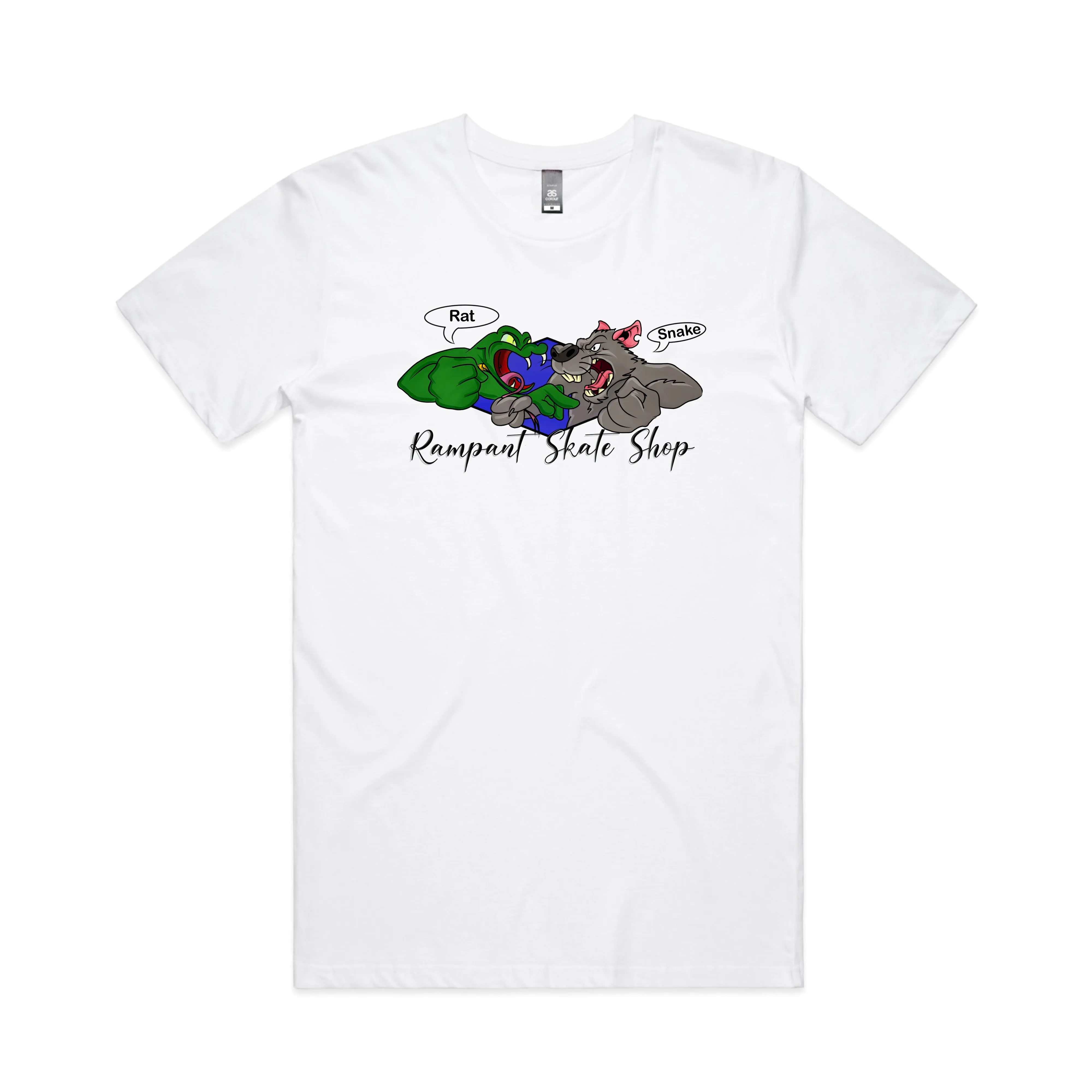 Rampant Skate Shop T-Shirt - Rat/Snake
