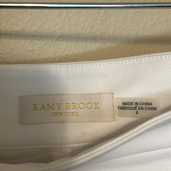 Ramy Brooke New York White tailored dress shorts Size 8