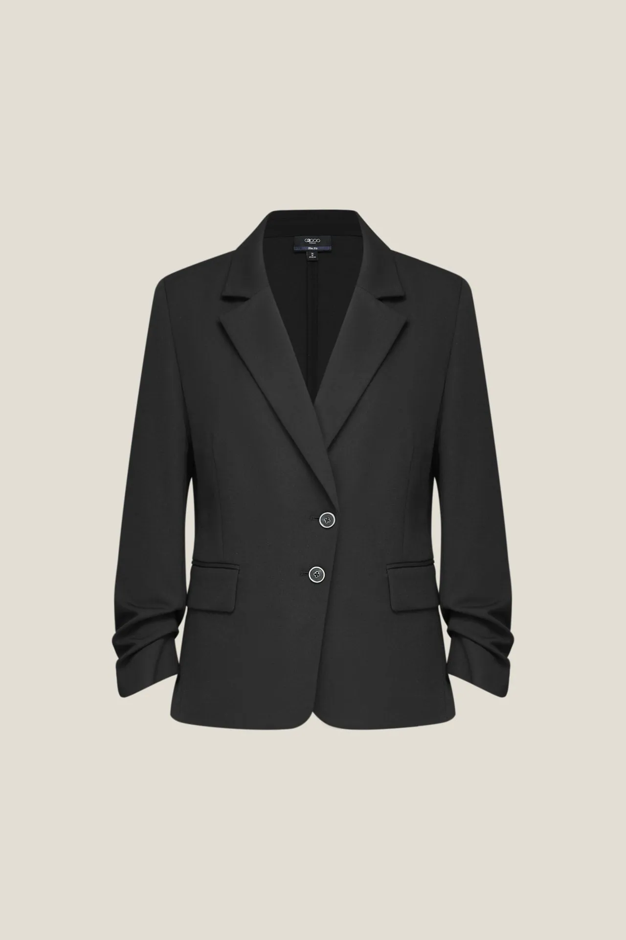 Rayon Blend Ponte Slim Fit Casual Blazer