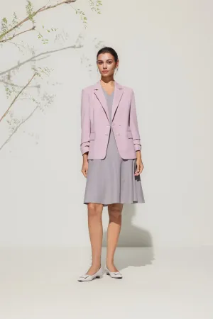 Rayon Blend Ponte Slim Fit Casual Blazer