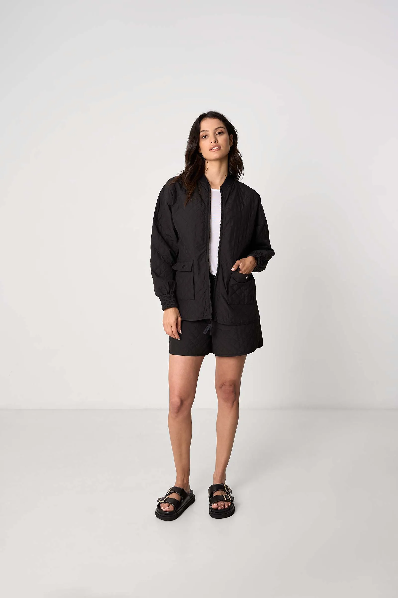 Rebound Quilted Short - Black