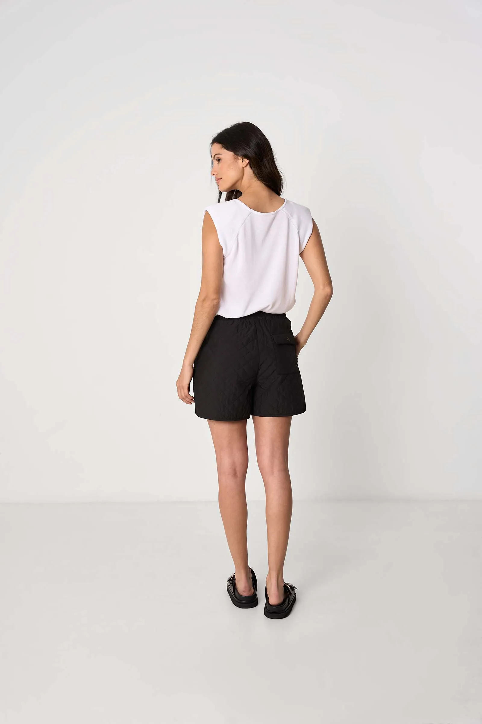 Rebound Quilted Short - Black