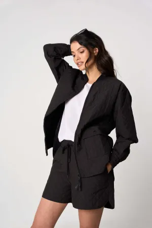 Rebound Quilted Short - Black