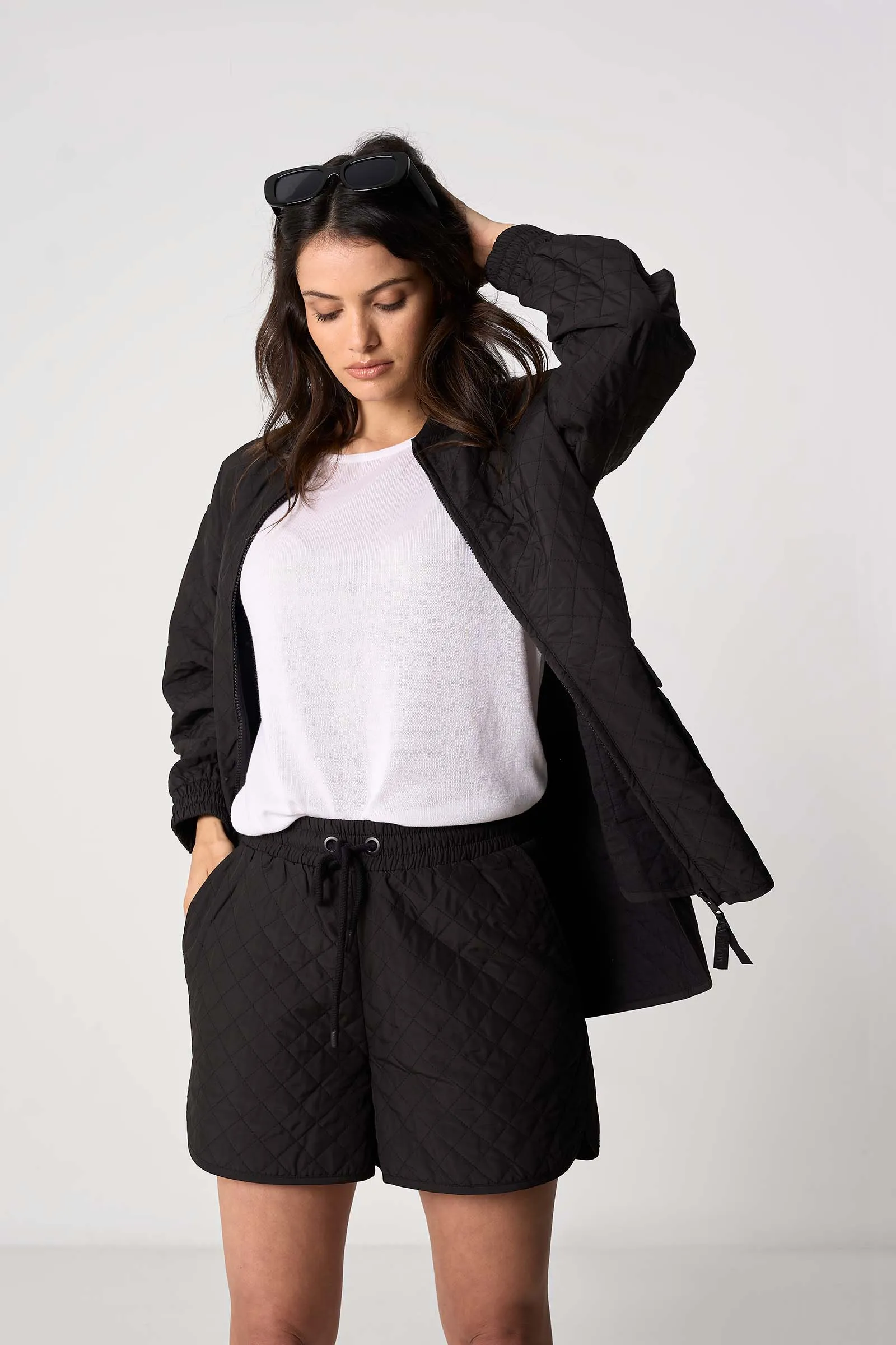 Rebound Quilted Short - Black
